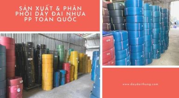 Đỉa chỉ bán dây đai nhựa PP giá rẻ Bình Dương