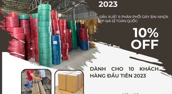 Báo giá dây đai nhựa PP 2023