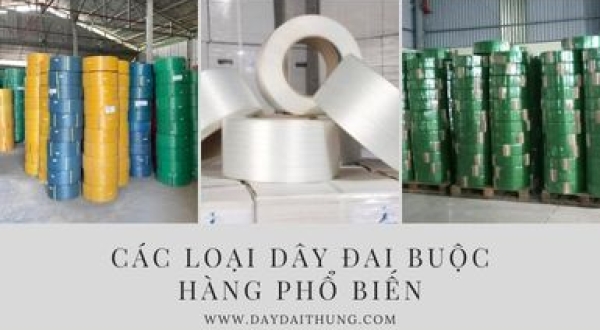 Các loại dây đai buộc hàng phổ biến trên thị trường