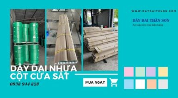 Dây đai nhựa cột cửa sắt